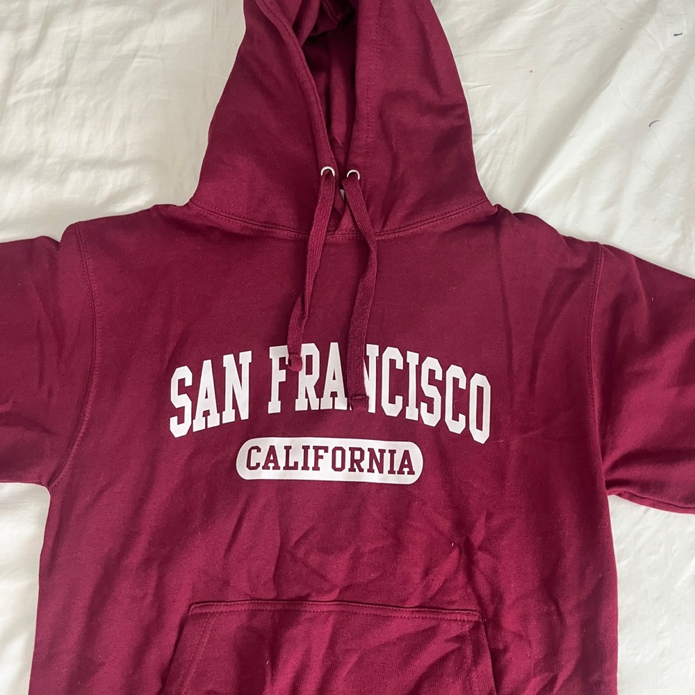 Maroon San Francisco Hoodie